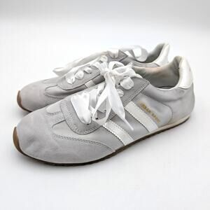 JSlides Pacific Low Top Sneaker Shoes Round Toe Women's Grey Size US10M EU40